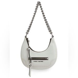 Marc Jacobs Silver Chain White Shoulder Bag
